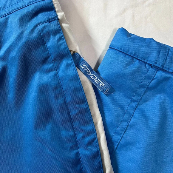 Spyder | Light Blue and White Adjustable Waist Skiing Snow Pants | Size 18Y - Picture 4 of 15